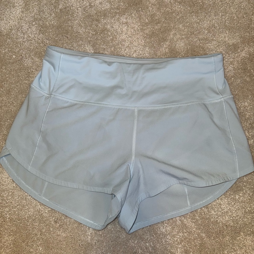 Lululemon Athletica Blue Athletic Shorts Lightweight Moisture-Wicking